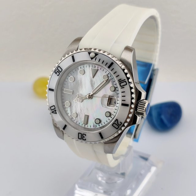 OUMASHI Analoguhr, Edelstahl, Saphirglas, 40 mm, Unisex, 5 ATM - Bild 1
