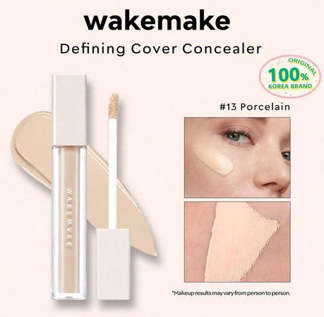 WAKEMAKE Defining Cover Concealer, Porcelain