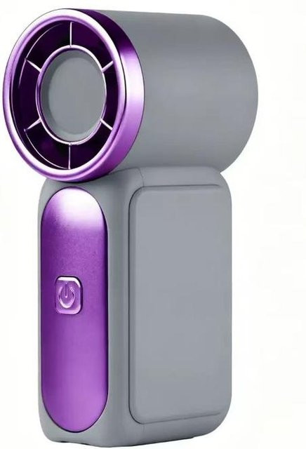 MENGN Top Mini-USB Handventilator mit langer Akkulaufzeit, tragbarer Ventilator in Grau oder Violett - Bild 1