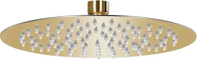 vidaXL Regenbrause aus Edelstahl in Gold, rund, Durchmesser: 20 cm - Bild 1