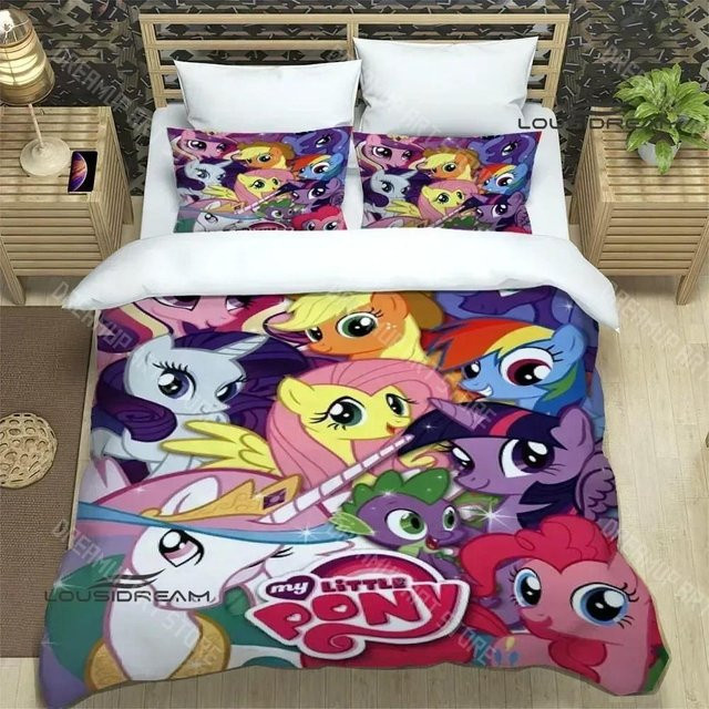 Lodestar My Little Pony Bettwäscheset aus Mikrofaser, Mehrfarbig, B/H: 155 x 215 cm - Bild 1