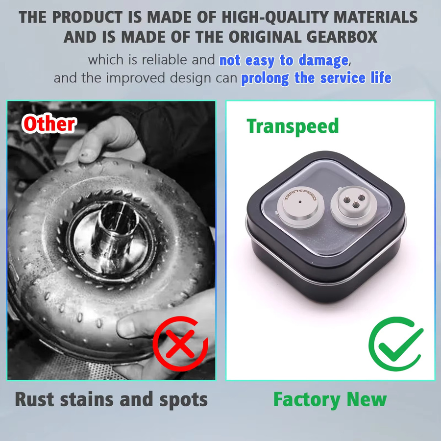 TRANSPEED ULTRA Paar Drucksensor TCU TCM Übertragungssteuergerät für Audi Q3 A3 und VW Tiguan, Farbe: Silber - Bild 5