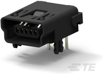 TE Connectivity 1734510-1 Micro-USB Stecker in Schwarz - Bild 1