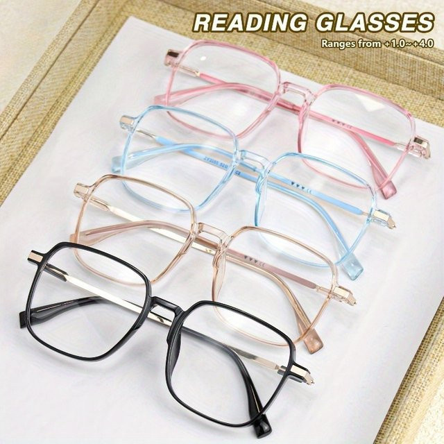 DIXSG Korrektionsbrille, quadratisch, Vollrand, Unisex, Blaulichtfilter - Bild 1