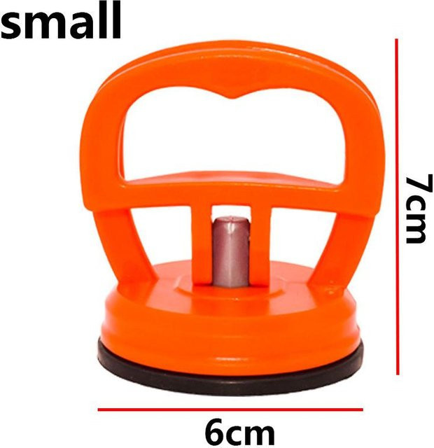 2 Stück Hochleistungs-Saugnäpfe in Orange als Dellenzieher und Reparaturwerkzeug für dein Auto - Bild 1
