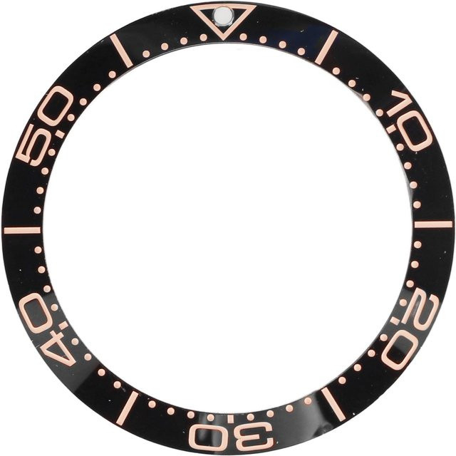 Neoglint Uhrenlünette Keramik, 38 mm, Schwarz, Herren - Bild 1