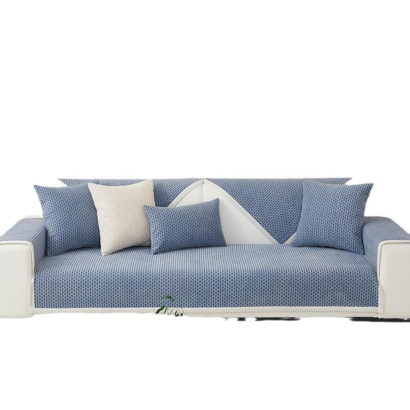 Chenille Sofakissen mit Blumenmuster von Super Six, quadratisch, B/B/H: 70 x 70 x 70 cm - Bild 2