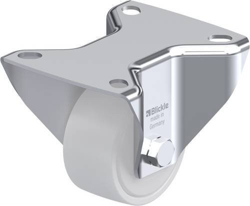 Blickle B-PO 60KF Bockrolle in Weiß mit 60mm Rad-Durchmesser und 150kg Tragfähigkeit - Bild 1