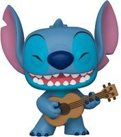 Funko POP! Disney Lilo & Stitch Spielfigur Stitch mit Ukulele aus Vinyl - Bild 1