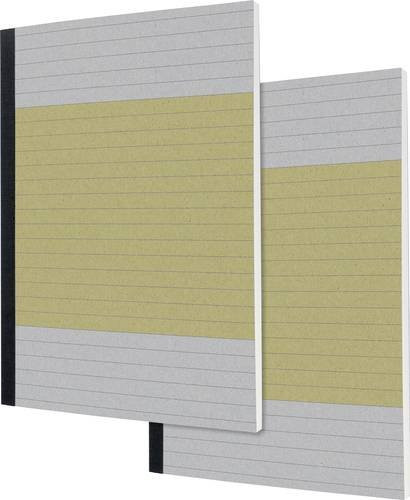 Sigel Quicknote SN100 Notizbuch liniert Gelb, 2 Stück, DIN A5, Softcover - Bild 1