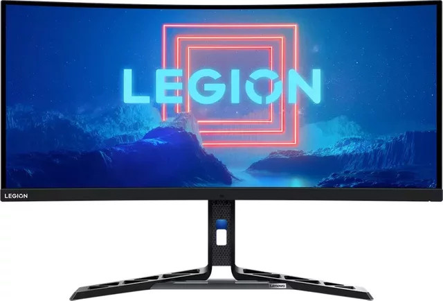Lenovo Legion Y34wz-30 Curved LED-Monitor, 86,4 cm (34 Zoll), UWQHD (3440 x 1440), 180 Hz, VA-Panel, DisplayHDR 1000, Raven Black - Bild 1
