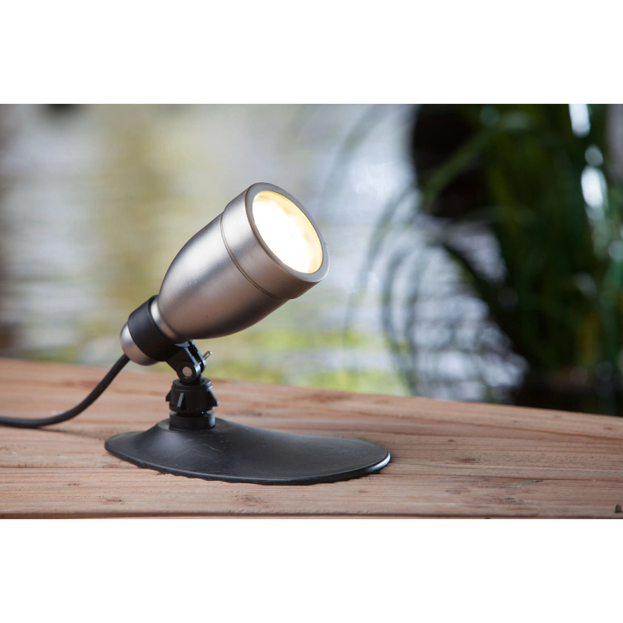 Heissner SMART LIGHT LED-Spot für Teich, Pool und Garten in Multicolor aus Edelstahl - Bild 2