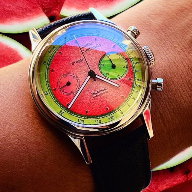 Gull Tron Chronograph, Handaufzug, Edelstahl, 40 mm, Herren - Bild 1