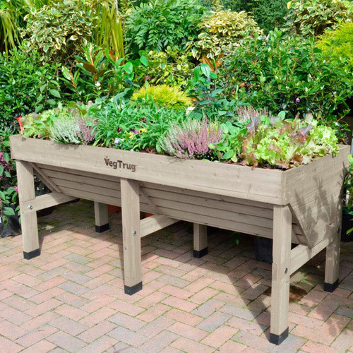 VegTrug Hochbeet Klassik aus Zeder in Grau, B/T/H: 183 x 76 x 80 cm - Bild 2