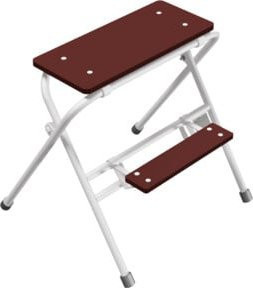 Schake Arbeitstritt aus Stahl mit 2 Stufen, klappbar, Breite: 60 cm, Höhe: 120 cm - Bild 1