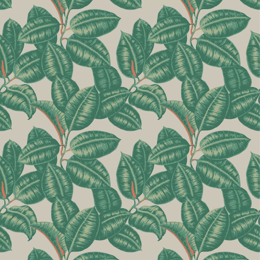 Nobilis Wallpaper Ipanema COS240 Vlies Tapete mit botanischem Floral-Design in Grün und Vintage-Look Matt - Bild 1