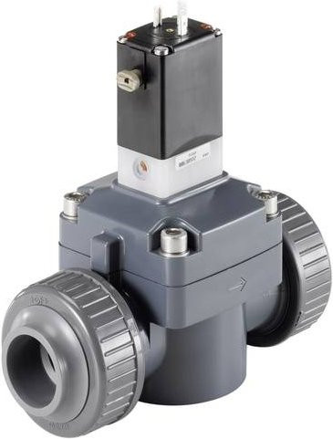 Bürkert Servogesteuertes Ventil 42113 0142 in Grau mit 230 V/AC - Bild 1