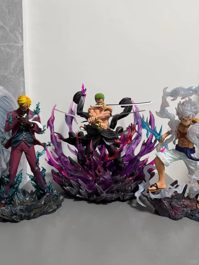 Bandai One Piece Zoro Anime Figur, PVC Statue, Kunststoff, Mehrfarbig - Bild 4