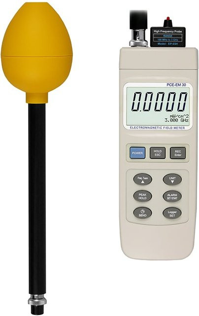 PCE Instruments elektromagnetisches Strahlungsmessgerät PCE-EM 30 in Schwarz und Multicolour - Bild 1