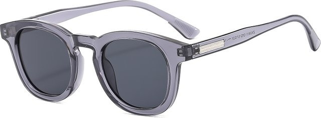 BYLEN Sonnenbrille, oval, Vollrand, Kunststoff, grey, Unisex - Bild 1