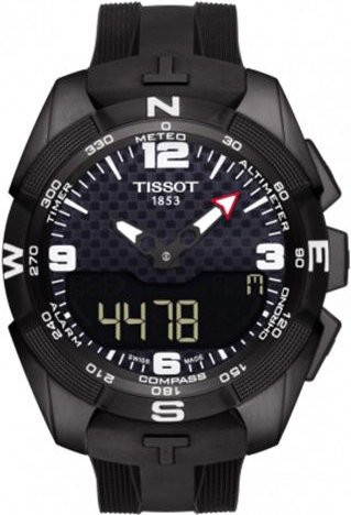 Tissot Armbanduhr Solar, Titan, Schwarz, Herren - Bild 1