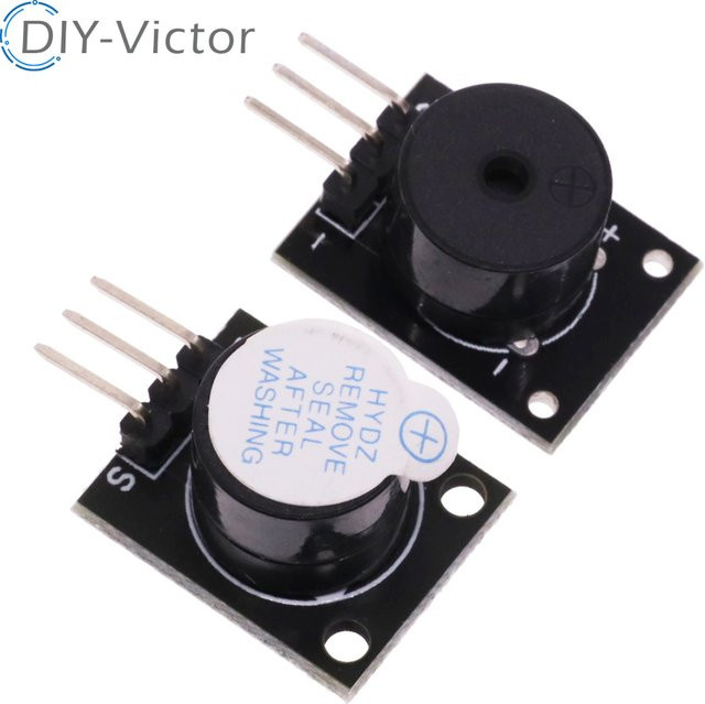 KY-006 und KY-012 Aktives und Passives Summer Alarm Modul für Arduino Smart Car in Schwarz - Bild 1