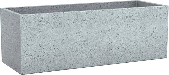 Scheurich Pflanzgefäß C-Cube Long in Grau, rechteckig, Höhe: 80 cm - Bild 1
