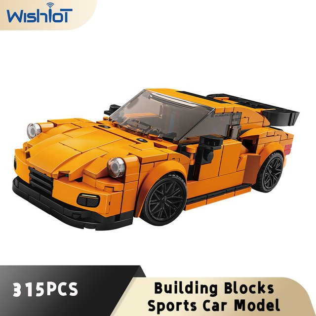 wishiot Sportwagen, Baustein-Set, 315 Teile - Bild 1