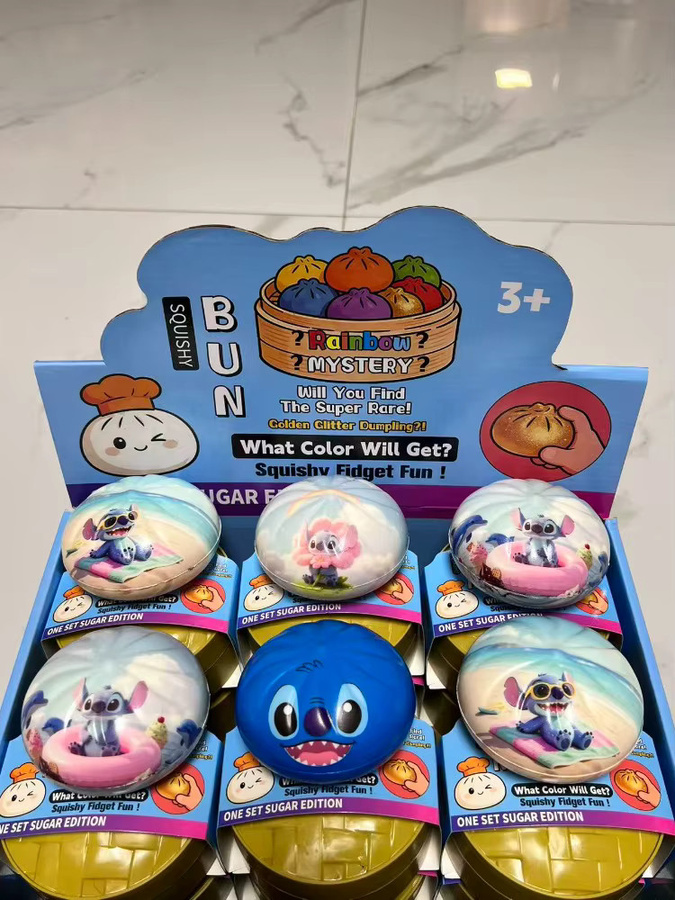 TOPTOY Disney Stitch Cartoon Dampfnudel Blind Capsule Squishy, Fidget-Spielzeug, ab 3 Jahren - Bild 2