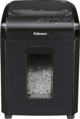 Fellowes Microshred 10M Aktenvernichter in Schwarz mit Mikro-Partikelschnitt, P-5 Sicherheitsstufe, 19 l Fassungsvermögen und 9 Blatt Schnittleistung - Bild 1