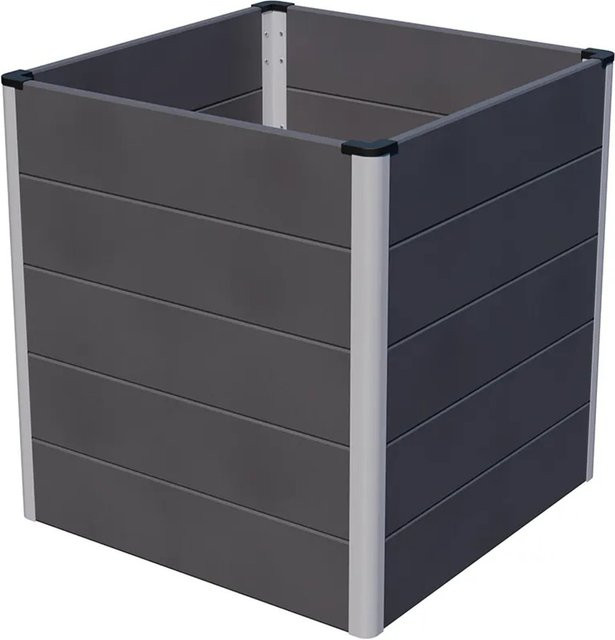GroJa Hochbeet Solid Cube in Anthrazitgrau, B/T/H: 70 x 70 x 75 cm - Bild 1