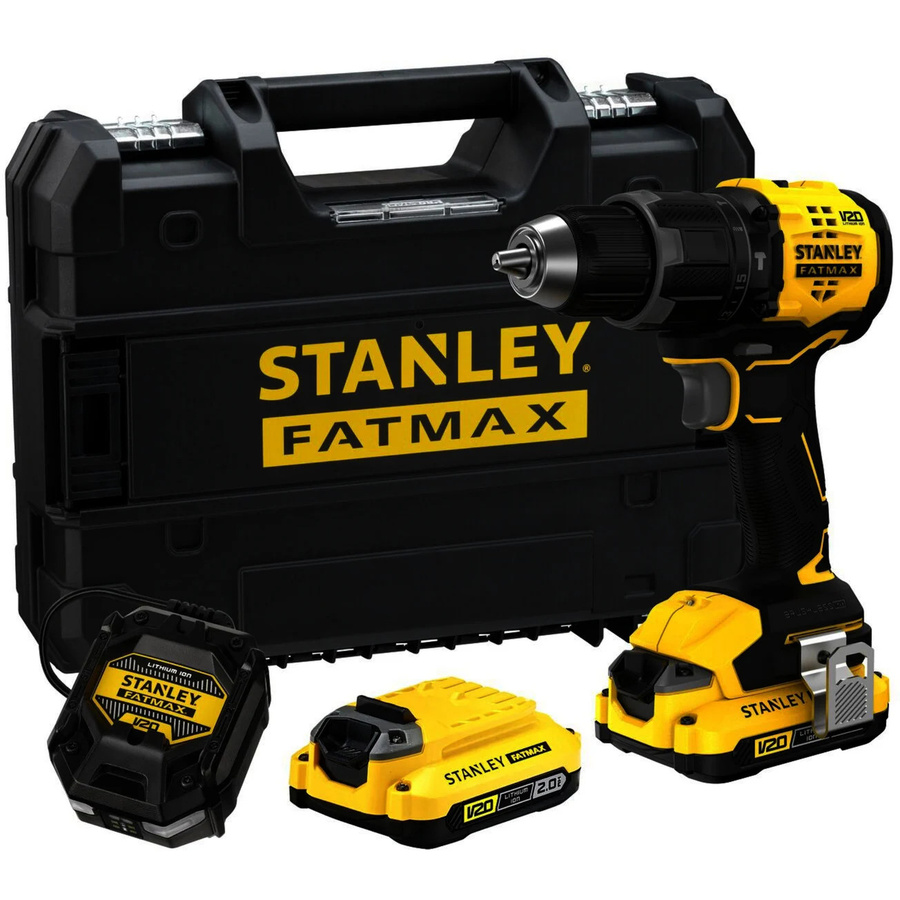 Stanley Akku-Schlagbohrschrauber SFMCD716D2T-QW, 18V, Schwarz-Gelb - Bild 1