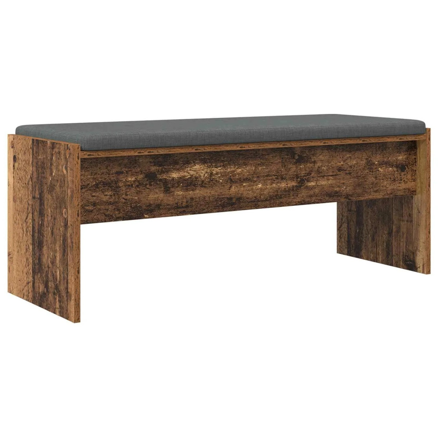 vidaXL Flurbank mit Kissen aus Altholz im modernen Design, B/T/H: 103 x 38 x 40 cm - Bild 2