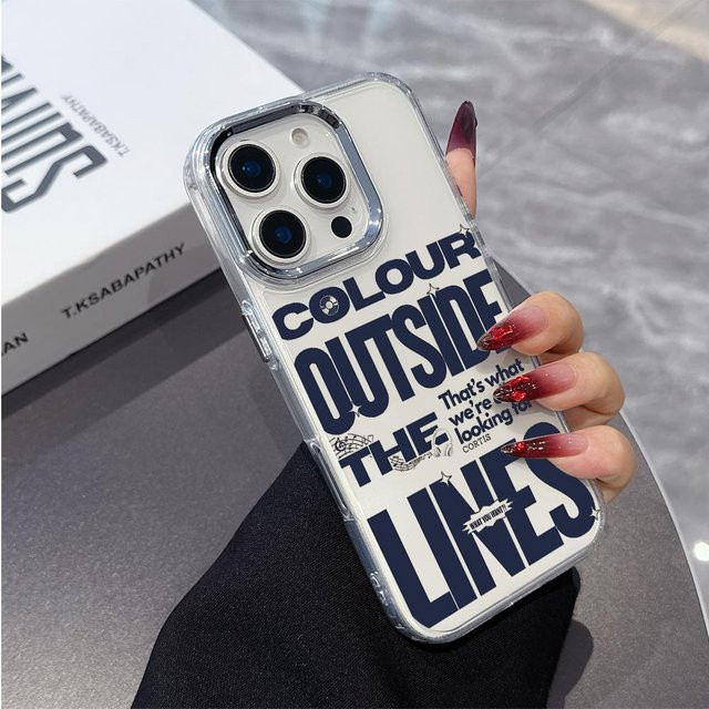 C-CORTIS Muster Handyhülle für iPhone 17 16 15 14 13 12 11 Pro Max Air Plus Transparent Weiche Coque - Bild 1