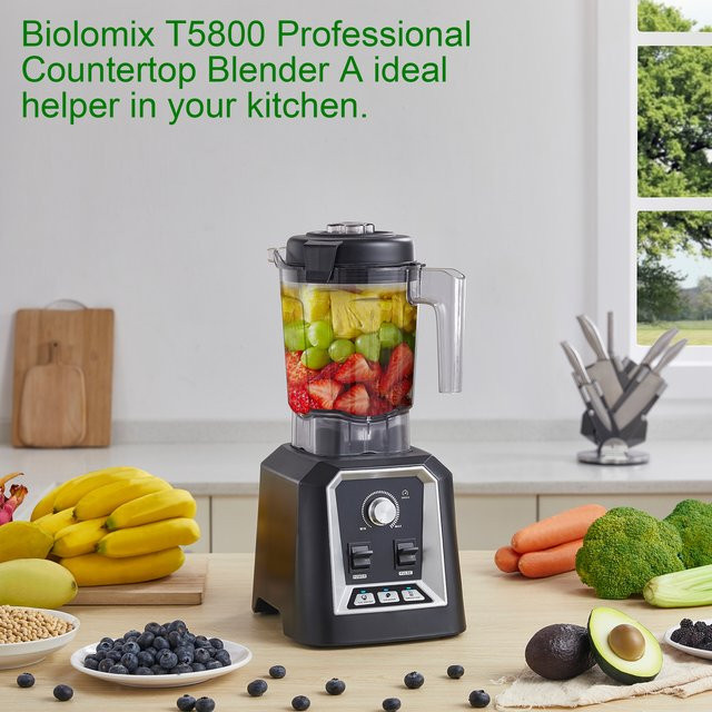 BioloMix Low-Profile Küchenmixer mit 2 l Behälter und automatischen Programmen aus BPA-freiem Kunststoff - Bild 1