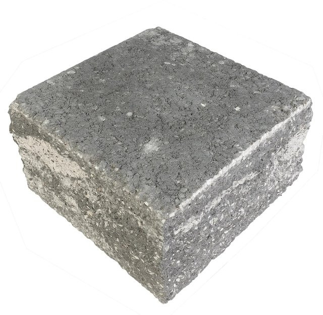 EHL Mauer Anzio-Light Anfangs- und End-Halbstein in Grau-Anthrazit, B/T/H: 25 x 18 x 15 cm - Bild 1
