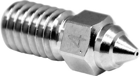 Micro-Swiss Verschleißfeste Düse 0,4 mm für Creality Ender 7, Messingbeschichtet, Silber - Bild 1