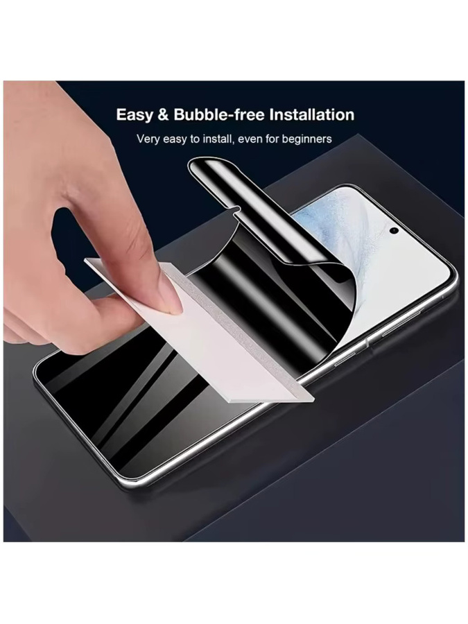 Samsung Galaxy S25 Ultra S25 FE S25 Edge Hydrogel-Displayschutz Anti-Spy Folie Transparent 1-4 Stück - Bild 7