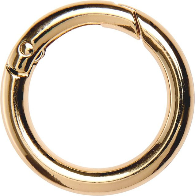 Rico Design Karabiner-Ring in Gold aus Metall - Bild 1