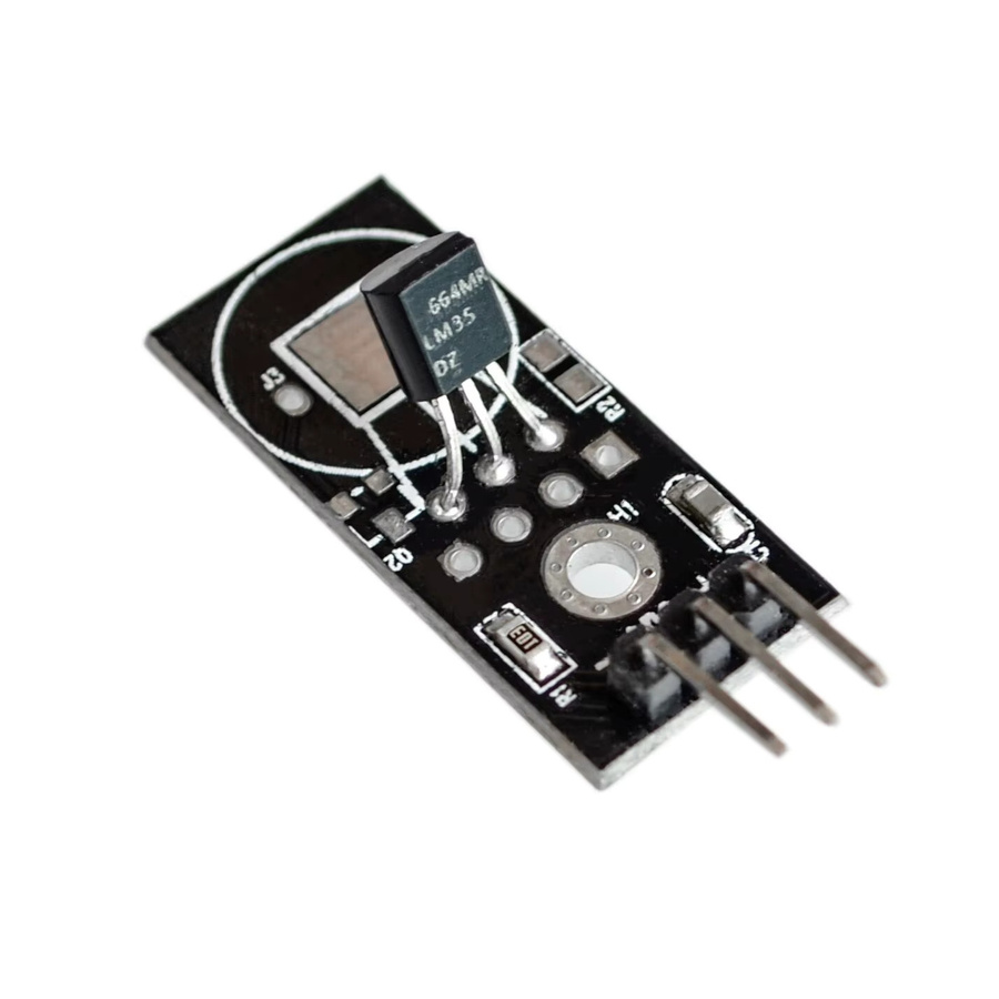 Si Tai&SH LM35D LM35DZ Digitaler Temperatursensor Linearmodul für Smart Car in Schwarz und Beige - Bild 2