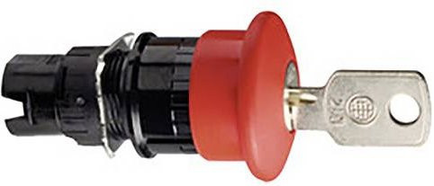 Schneider Electric ZB6AS934 Pilzdrucktaster-Frontelement aus Kunststoff in Rot - Bild 1
