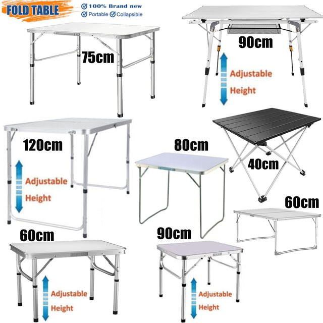 DayPlus Klapptisch für Garten, Camping und Picknick in rechteckiger Form - Bild 1
