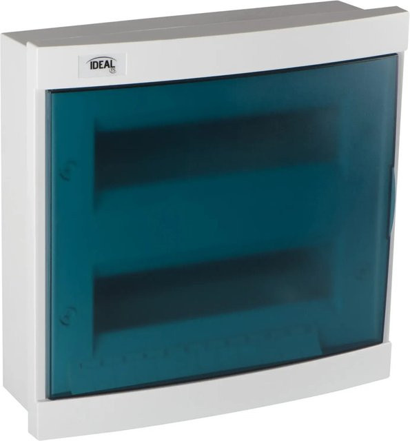 Kanlux Verteilerkasten Unterputz KDB-F24T aus ABS mit 24 Modulen in Weiß und Blau - Bild 1