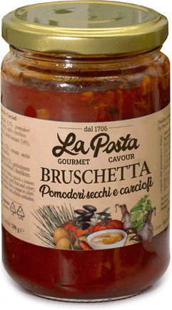 Locanda la Posta Bruschetta mit getrockneten Tomaten & Artischocken 290 g - Bild 1
