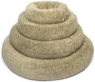 Wolters Sweet Dreams Hundekörbchen rund in Grün und Beige mit abnehmbarem Bezug - Bild 1