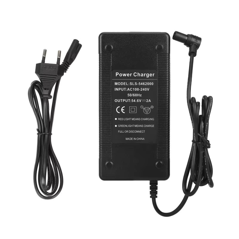 Xiaomi Ersatzladegerät für E-Scooter 4Pro 2. Generation und 4Ultra, 54,6V 2A, Hohlkopf-Ladegerät mit EU UK US Standardstecker, Schwarz - Bild 4