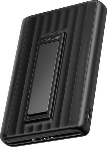 EcoFlow RAPID Mag 10K Powerbank 10000 mAh mit Fast Charge, MagSafe und Qi Wireless Charging, USB-C, Schwarz - Bild 1