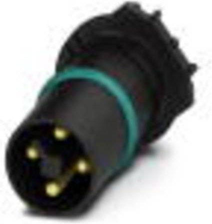 Phoenix Contact 1406396 Sensor-Aktor-Einbausteckverbinder M12, 4 Polzahl, Schwarz, 60 Stück - Bild 1