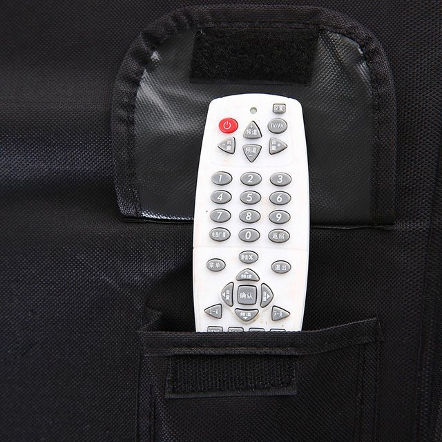 Nensit TV-Abdeckung für den Außenbereich, wasser- und staubdichte Schutzhülle für LED-, LCD- und Plasma-Fernseher von 65 bis 70 Zoll, Farbe: Schwarz - Bild 1