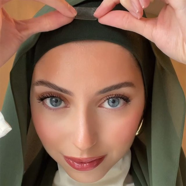 LAVEN Doppelseitiges Hijab-Klebeband in Transparent für Erwachsene - Bild 1